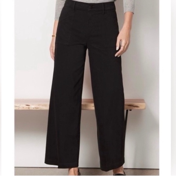 EVEREVE Pants Beth Wide Leg Trouser Stretch Patch Pockets Excellent Size 24 - Picture 7 of 7